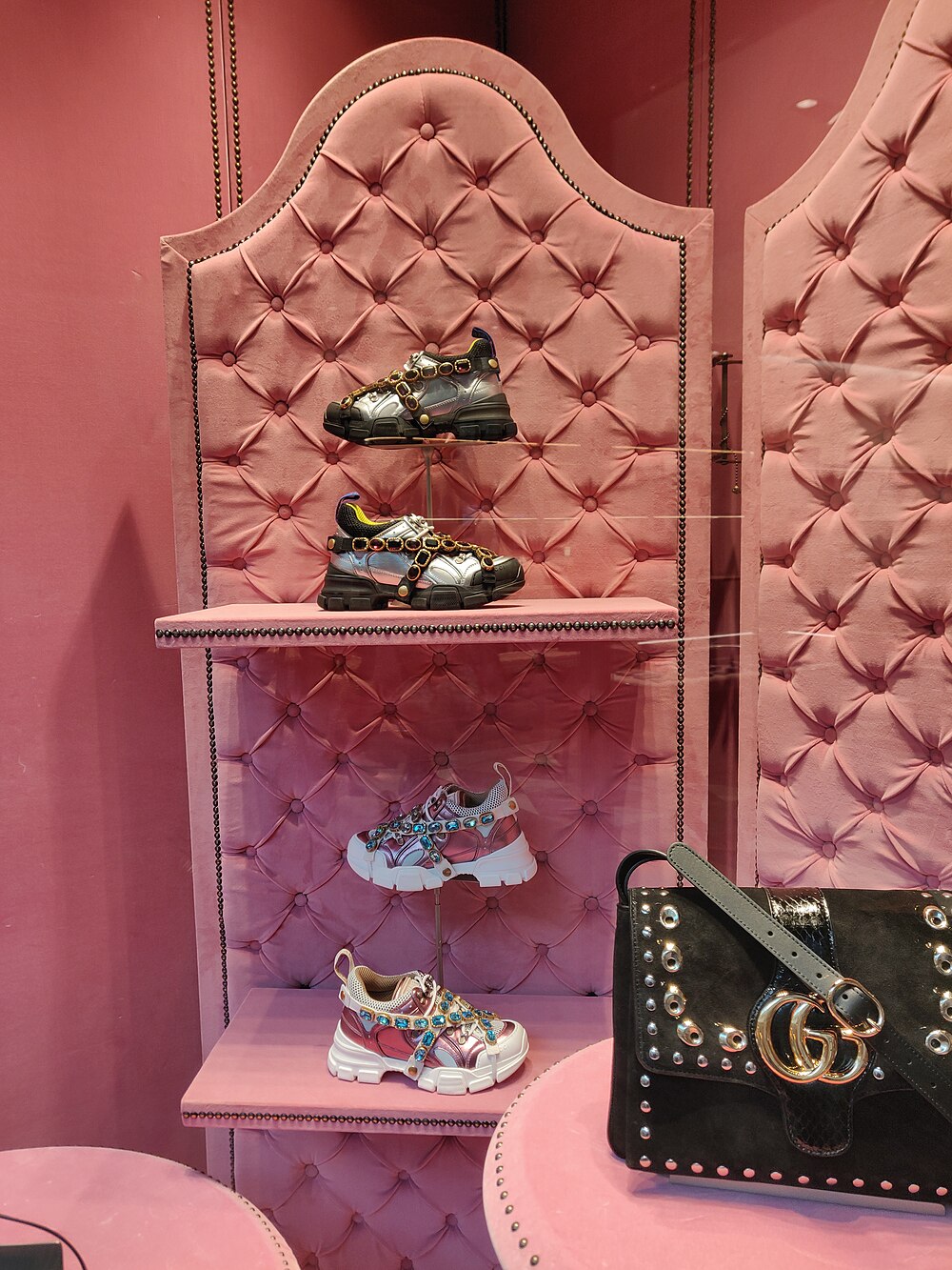Gucci Flashtrek Sneaker. Licensed photograph, not an official campaign image.