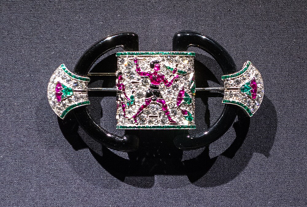 Chaumet Egyptian Brooch. Licensed photograph, not an official campaign image.