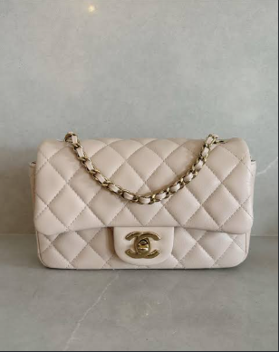 Chanel Mini Classic Flap. Licensed photograph, not an official campaign image.